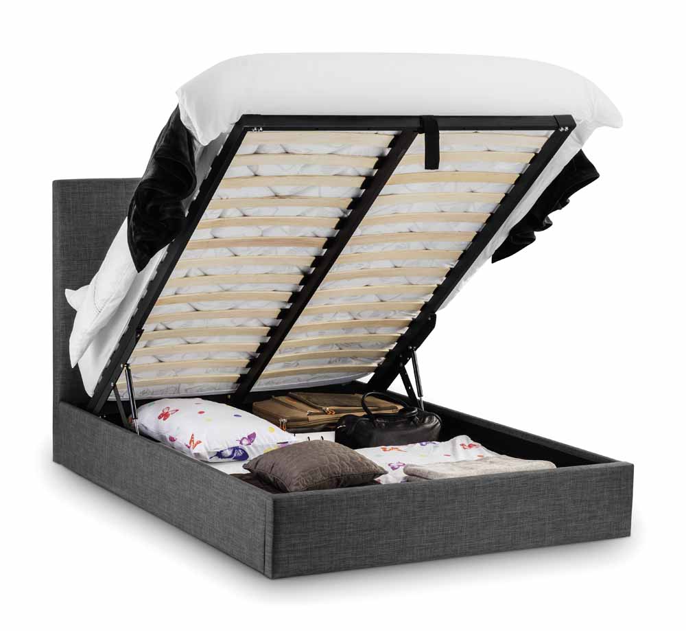 Sorrento High Headboard Bed Lift-Up Storage Bed